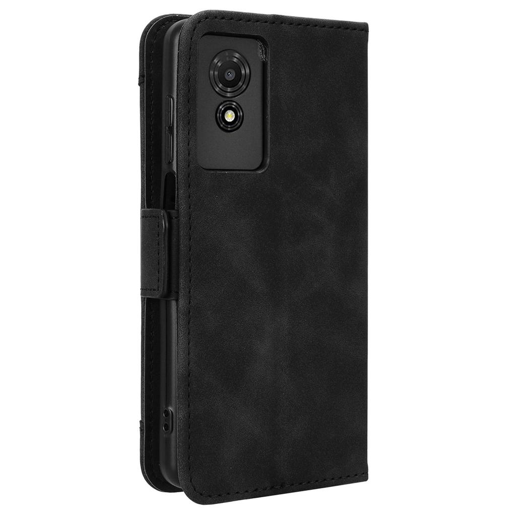 For TCL 501 Leather Case with Multiple Card Slots Folio Flip Wallet Phone Cover