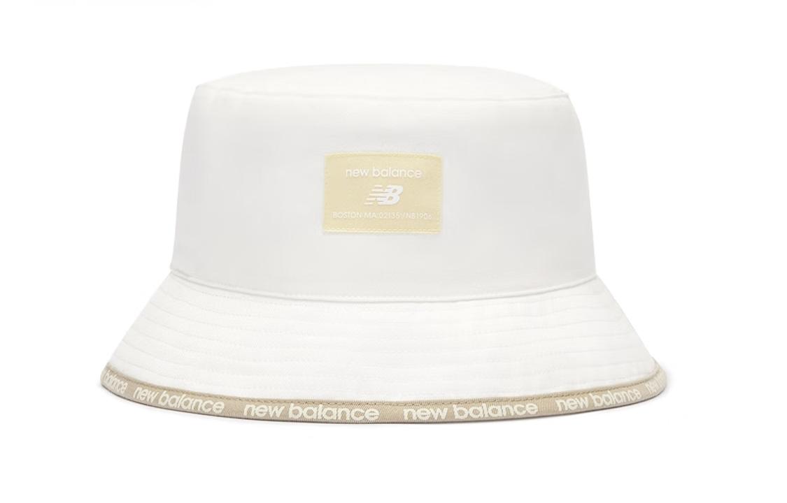 New Balance Patterned Print Bucket Hats Unisex White LAH33407-IV F
