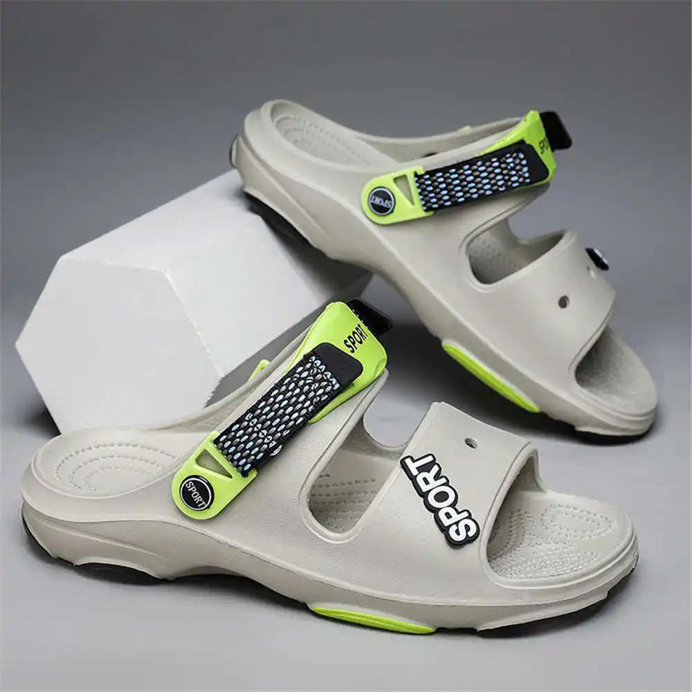 White EVA Rubber Sandal Man White Sneakers Men Shoes Slippers To Be At Home Man Sports Snearkers Tenisfeminino Special Use