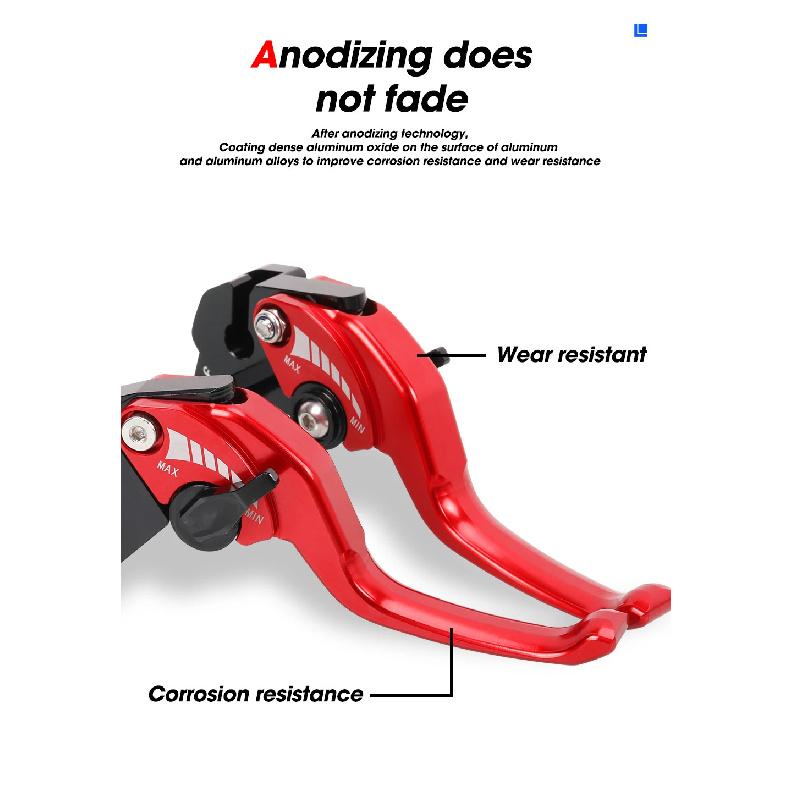 Short Brake Lever For DUCATI Desert X 2023-2024 Desert X Rally 2024 Adjustable Brake Clutch Lever Handle Guard Levers DesertX