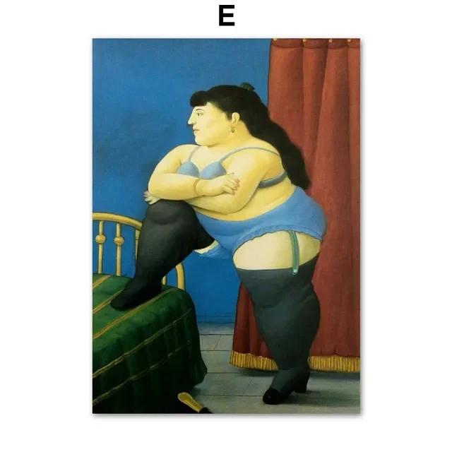 Fernando Botero Femei Dansând Circ Artă de Perete Pictură pe Pânză Postere și Imprimeuri Nordice Imagini de Perete pentru Decorarea Camerei de Zi