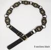 Melaleuca Bohemian Retro Brown Leather Waist Chain Belt Skirt Ethnic Style Fashion Accessory