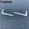 Rear Fog Light Lamp Cover Trim For Toyota Raize     2024 2025 Chrome Car Tail Foglight Eyebrow Strip Accessories