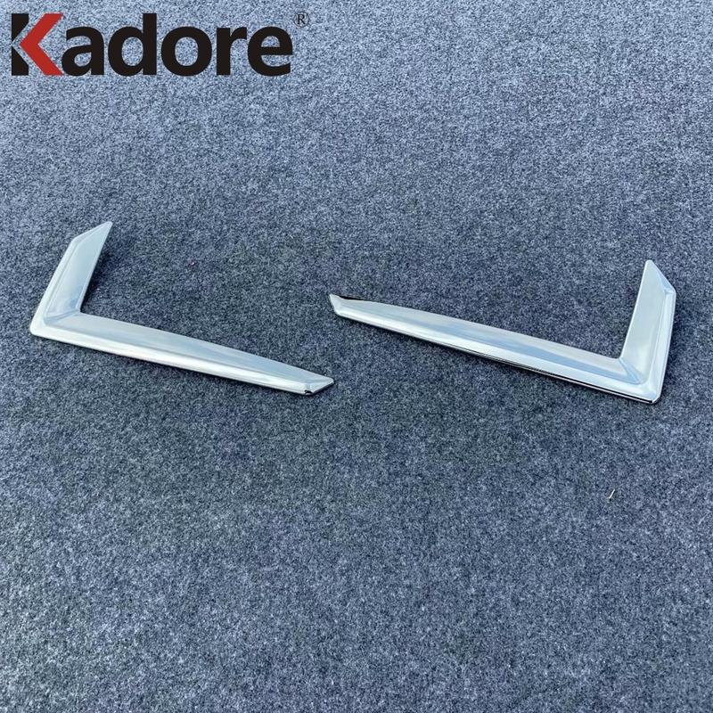 Rear Fog Light Lamp Cover Trim For Toyota Raize     2024 2025 Chrome Car Tail Foglight Eyebrow Strip Accessories