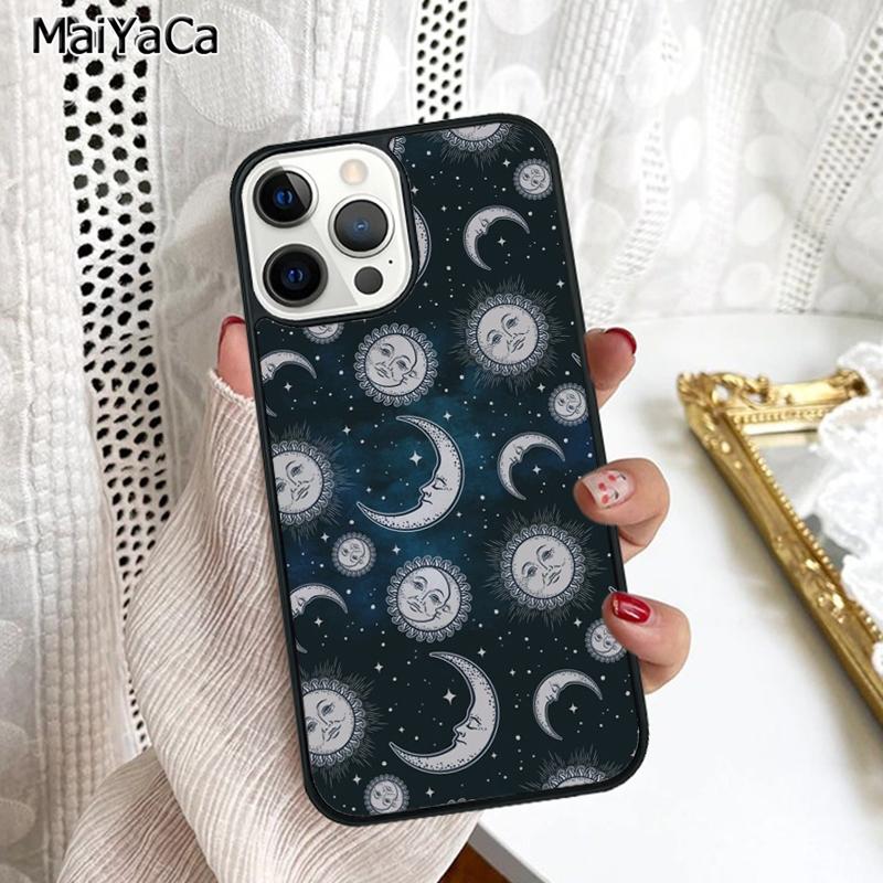Sun Moons Star Astrological Celestial Phone Case Cover For iPhone 17 Air 16 16e 15 plus 11 12 13 14 pro max coque