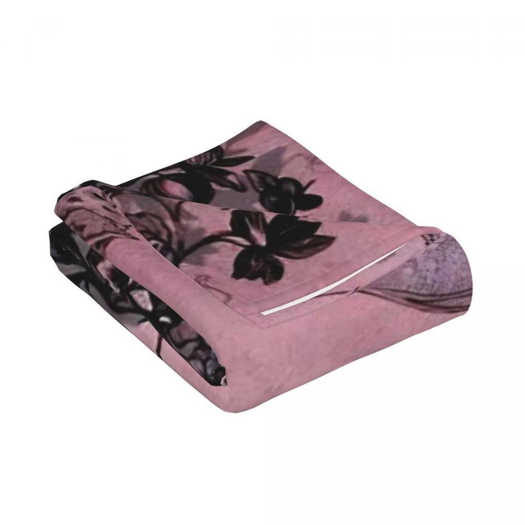 Halloween Gothic Tapestry Wall Hanging Hippie Polyester Tapestries Vampire Bats Pink Fantasy Throw Rug Blanket Dorm 95x73cm