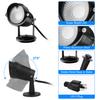 2PCS EU/US/UK Plug 16 Colors 4 Modes RGB Outdoor Landscape Spotlights Floodlights With Remote Control Garden Decorative Lights