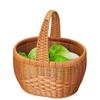 Handmade Imitation Rattan Woven Basket - Perfect for Shopping, Fruits, Eggs, Vegetables, Storage, and Picnics.