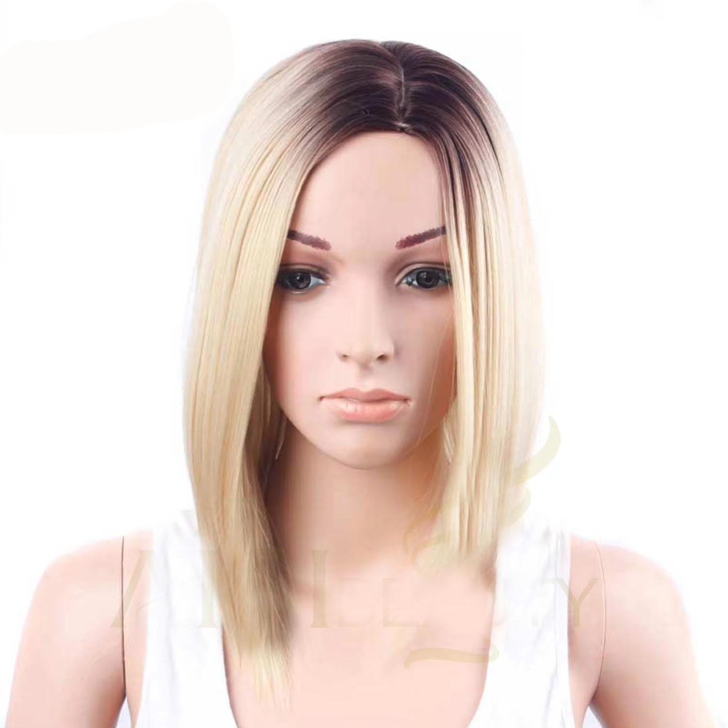 

Пряма перука Ombre Blonde Hair 30 см M світлий