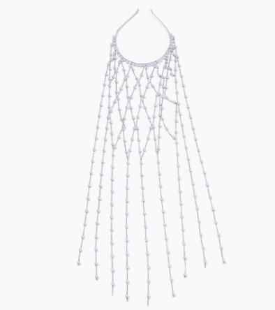 Baroque Pearl Tassel Headband
