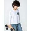 Brand Foreign Trade Children's Clothing Korean Style Long-Sleeve T-Shirt for Older Children 2026 New Autumn Boys' Pure Cotton Printed Base Shirt