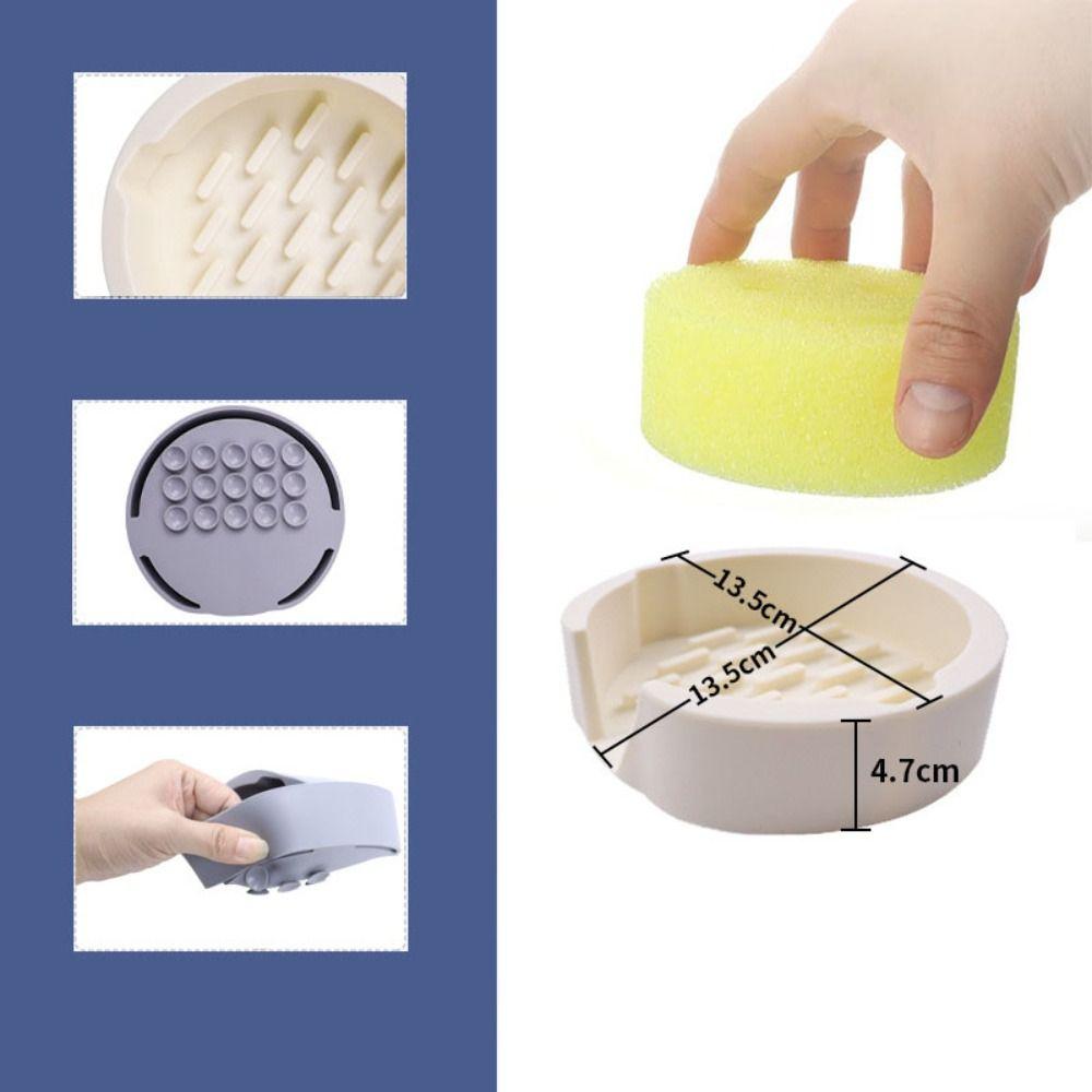 Multi-Functional Sponge Drying Tray Silicone Sink Faucet Storage Rack  Household