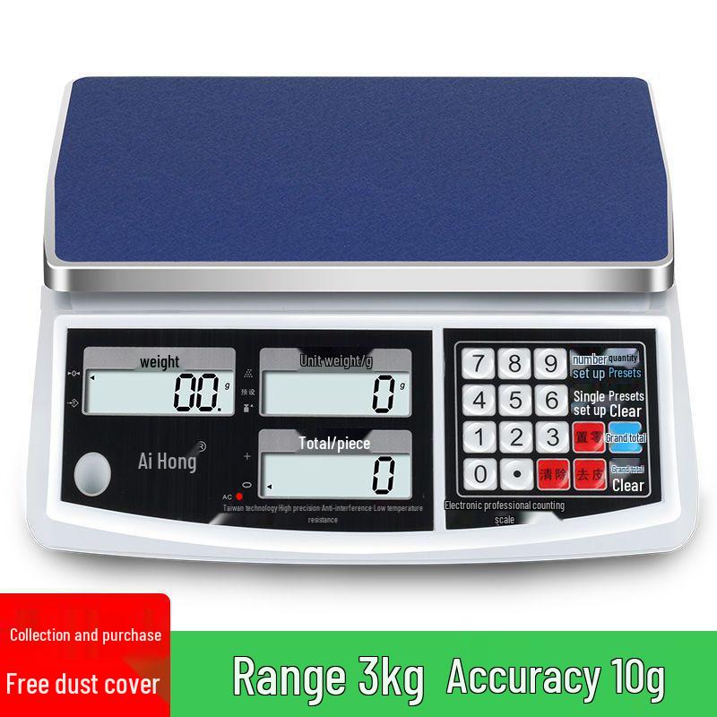 High Precision 30kg Electronic Counting Scale 0.1g Gram Accuracy Industrial Platform