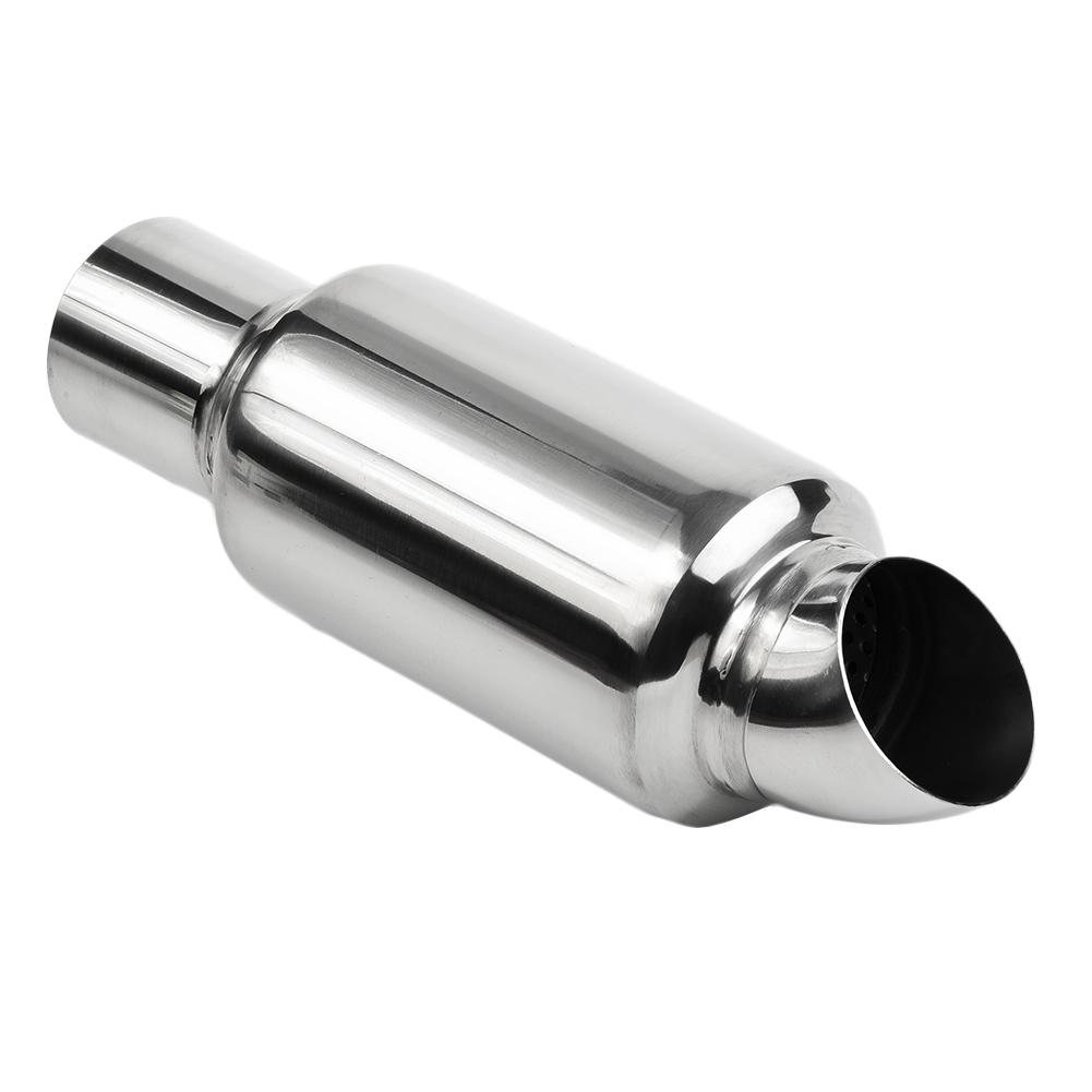 Exhaust Muffler Stainless Steel Car Exhaust Downpipes Branch Sound Tuning Muffler Tube 51mm Auto Engine Parts