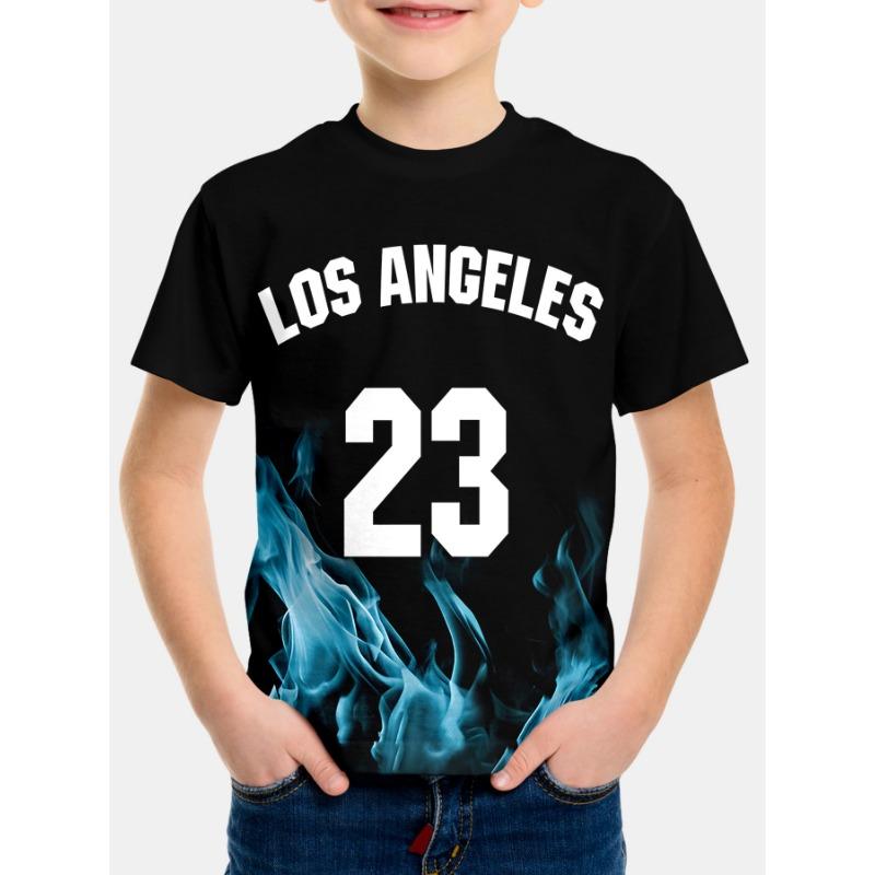 

Летняя молодежная детская одежда футболка модные удобные 3D принтованные футболки с коротким рукавом для мальчиков 170cm