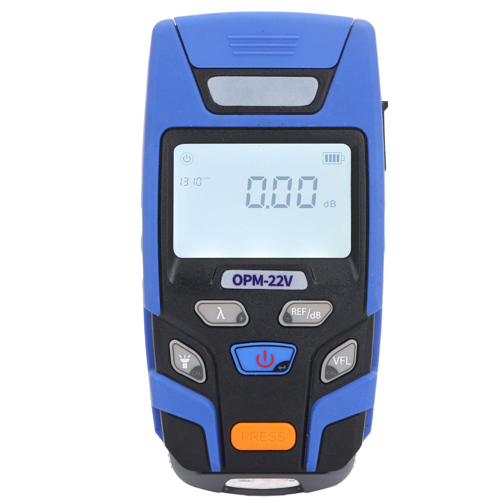 

Измеритель мощности оптического волокнаПерезаряжаемый мини-тестер оптоволоконного кабеля от 70 до +6 дБм с VFL мощностью 10 МВт для SC ST