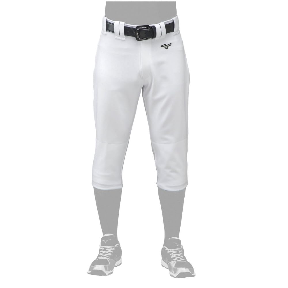 MIZUNO Baseball Uniform GACHI Uniform Regular Type Knee Size 2XO Pants, (Double Pads), 12JD9F60, White,
