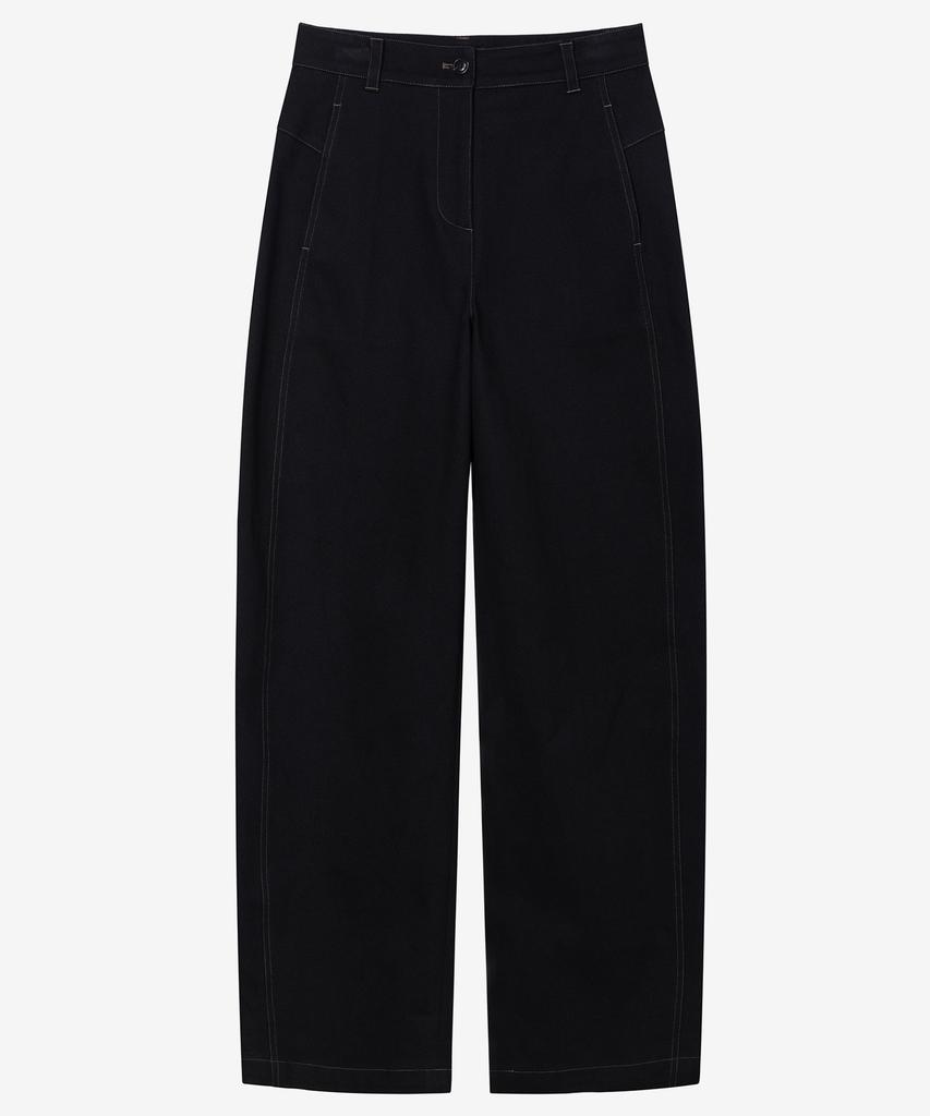 MIND BRIDGE WOMEN [W] Curved Wide Daily Cotton Pants - 2 Colors