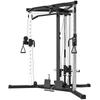 Home Gym Machine, Multifunctional Gym Equipment with High and Low Pulleys, Pull Up Bar