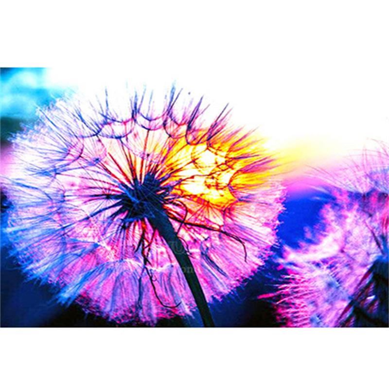 HUACAN Full Square Diamond Painting Sunset Scenery 5D Embroidery Landscape Home Decoration Diamond Art Mosaic Handmade