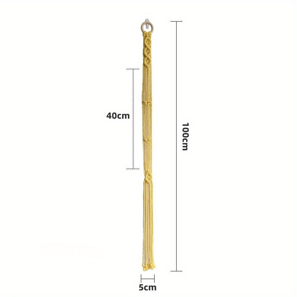 1pc Bohemian Braided Tapestry Hat Storage Lanyard Handmade Wall Mounted Hat Display Stand Decoration