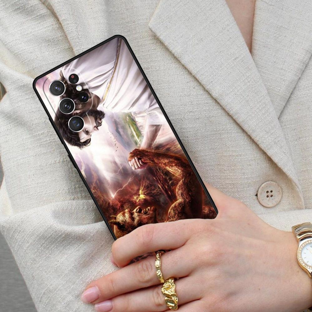 Bible Jesus Christ Christian Cross Cell Phone Case for Samsung Galaxy S26 Ultra S25 S24 S23 S22 S21 S20 Note10 Cover