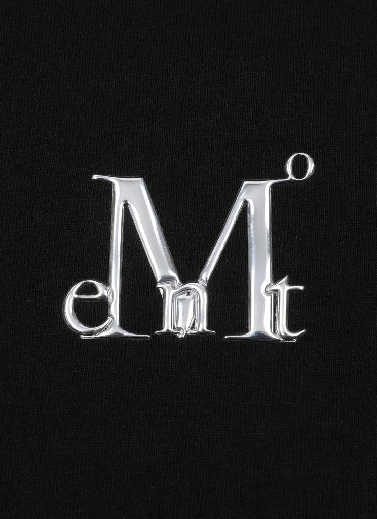 MUCENT Dr Metal Logo Back Round Side Snap Hood Sleeveless Sleeveless