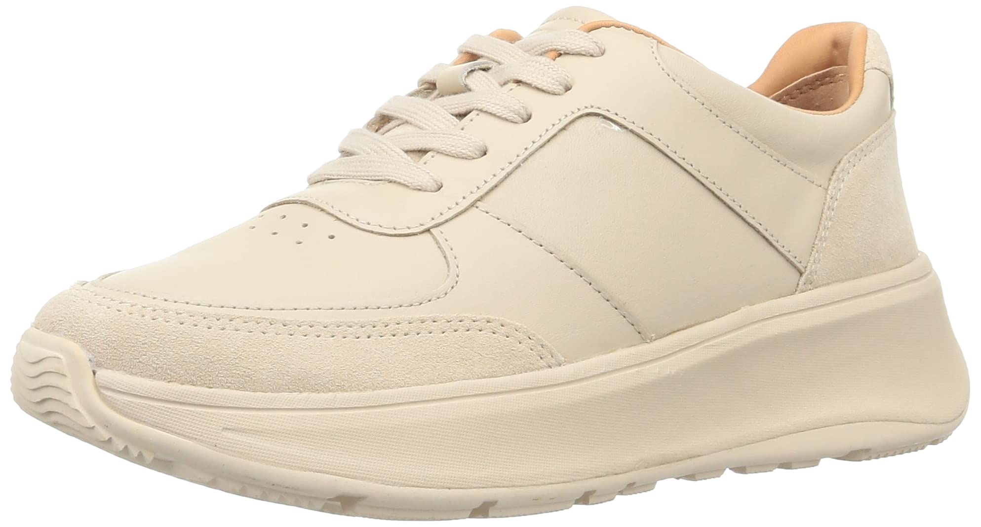 FitFlop F-MODE Leather Suede Flatform Sneakers - Pressure-Relieving, Cushioning, and Shock Absorption