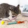 Pet Cats Chew Sticks Natural Grass Pet Snacks Hairball Control Cat Teasing Stick