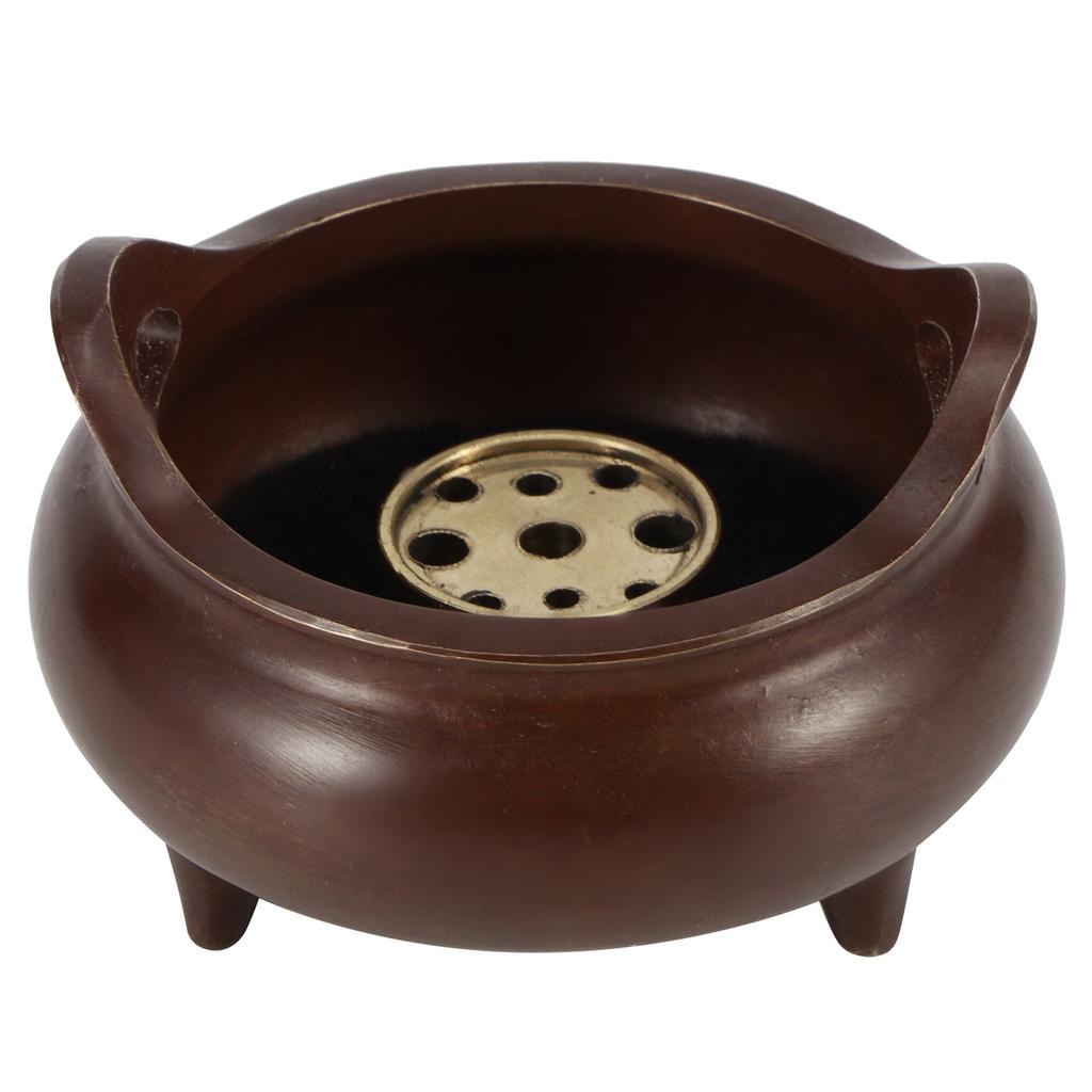 Вишукані мідні підставки для пахощів на трьох ніжках, побутові вироби, буддійське приладдя