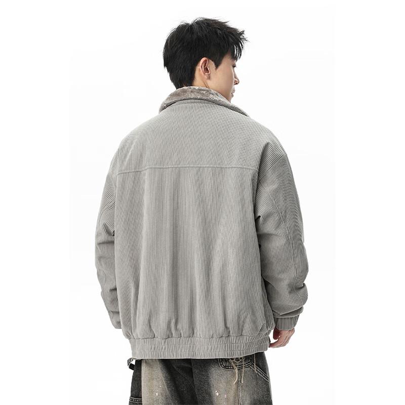 VUUG Herrenmode Fleecegefütterte Wattierte Jacke