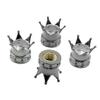 Metal Finish Tire Valves Cap Scratch Proof Resistant to Harsh Environments Outdoor Driving Ready Water Resistant 4 Pack