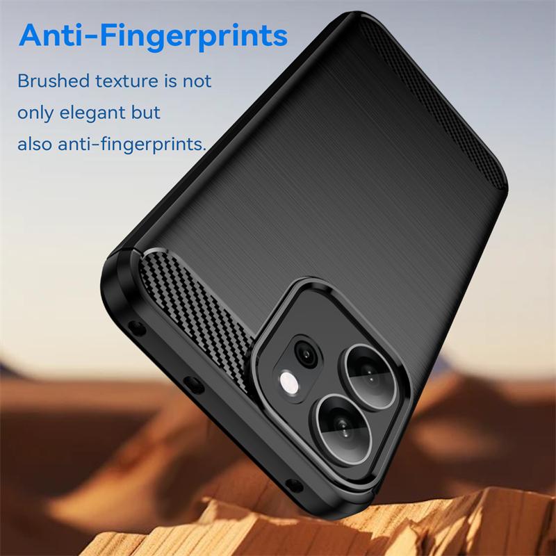 For Cover Oppo Reno 14 FS Case For Oppo Reno14 FS Anti-knock Soft TPU Silicone Carbon Fiber Phone Case For Oppo Reno 14 FS Case