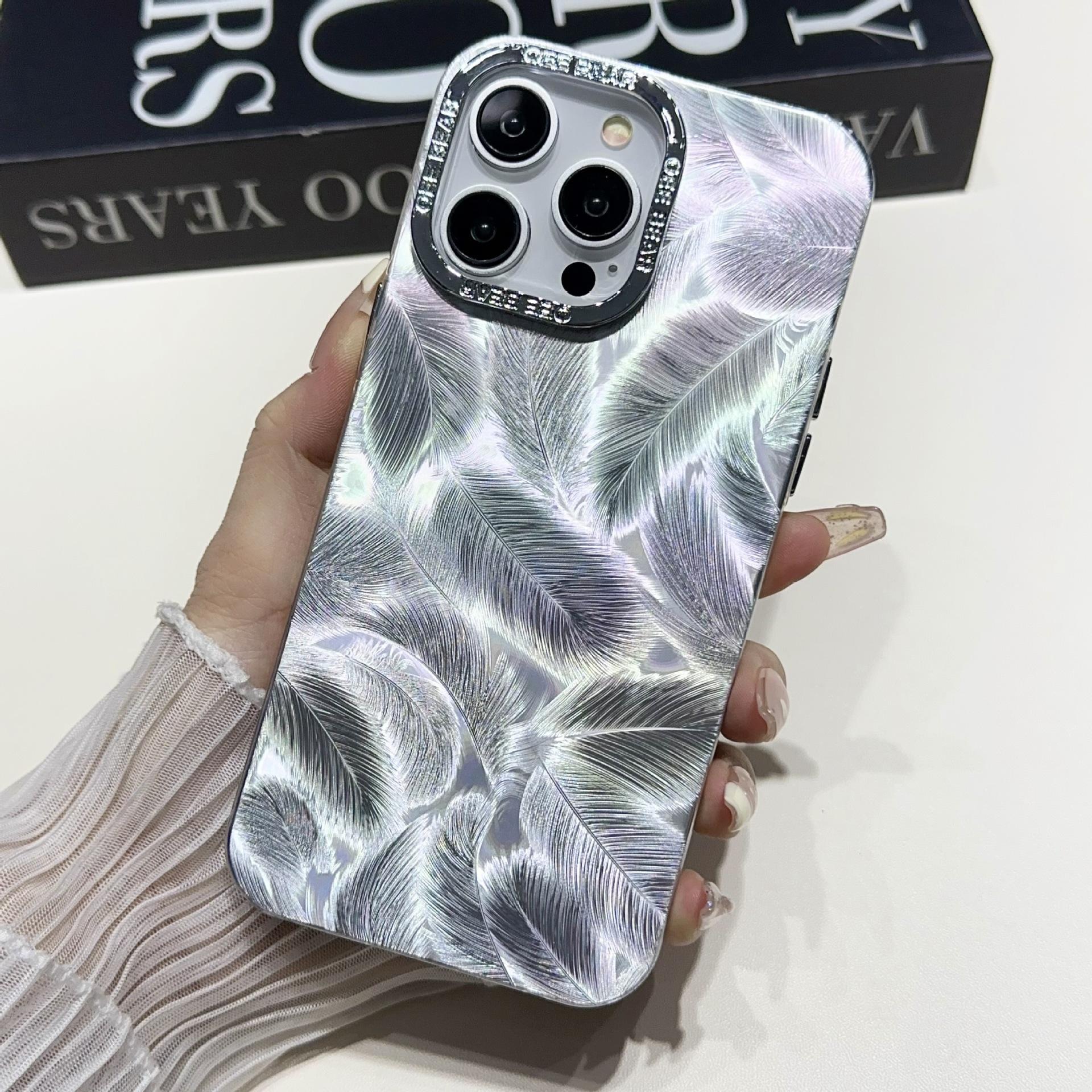 

Imd Лазерное Перо Подходит для Чехла для Мобильного Телефона IPhone15ProMax Нишевый Премиум 14/13 Цветной Защитный Чехол 78 iPhone 11Pro