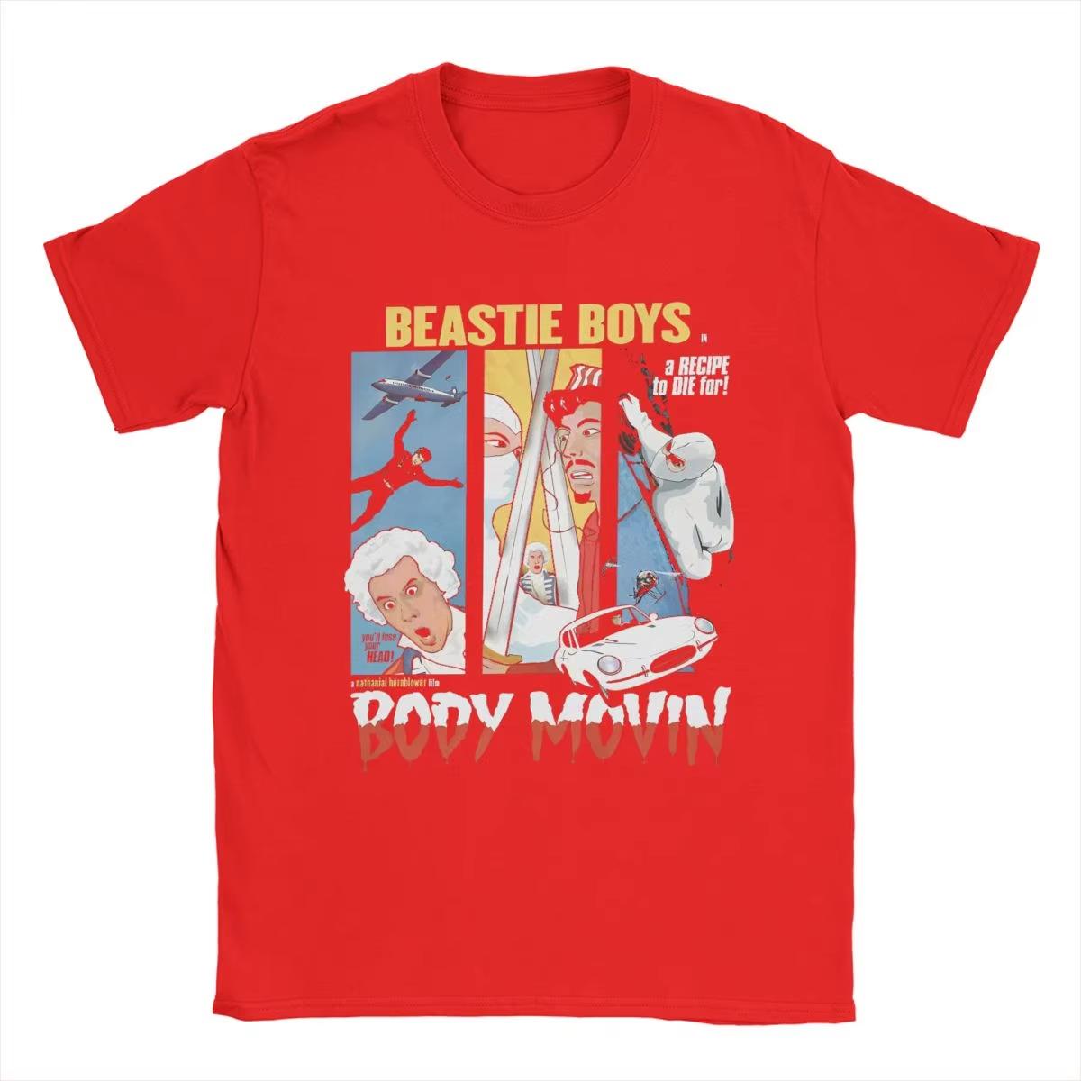 2026 Body Movin Beastie Boys TShirt Unisex Fashion Cotton Tee Shirt Crewneck Short Sleeve T Shirts Clothes Ins Y2k XL
