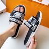 Fashion Slippers for menTrendy Style Letter Print Design High Quality Beach Slippers Can Be Worn Out Premium Fashion Women's Casual
