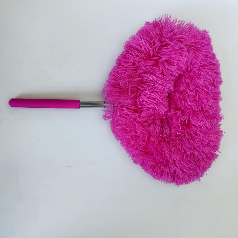 1PC Ceiling Fan Dust Collector with Telescopic Rod - Removable Brush Head for Easy Cleaning - Suitable for RV and Home Use