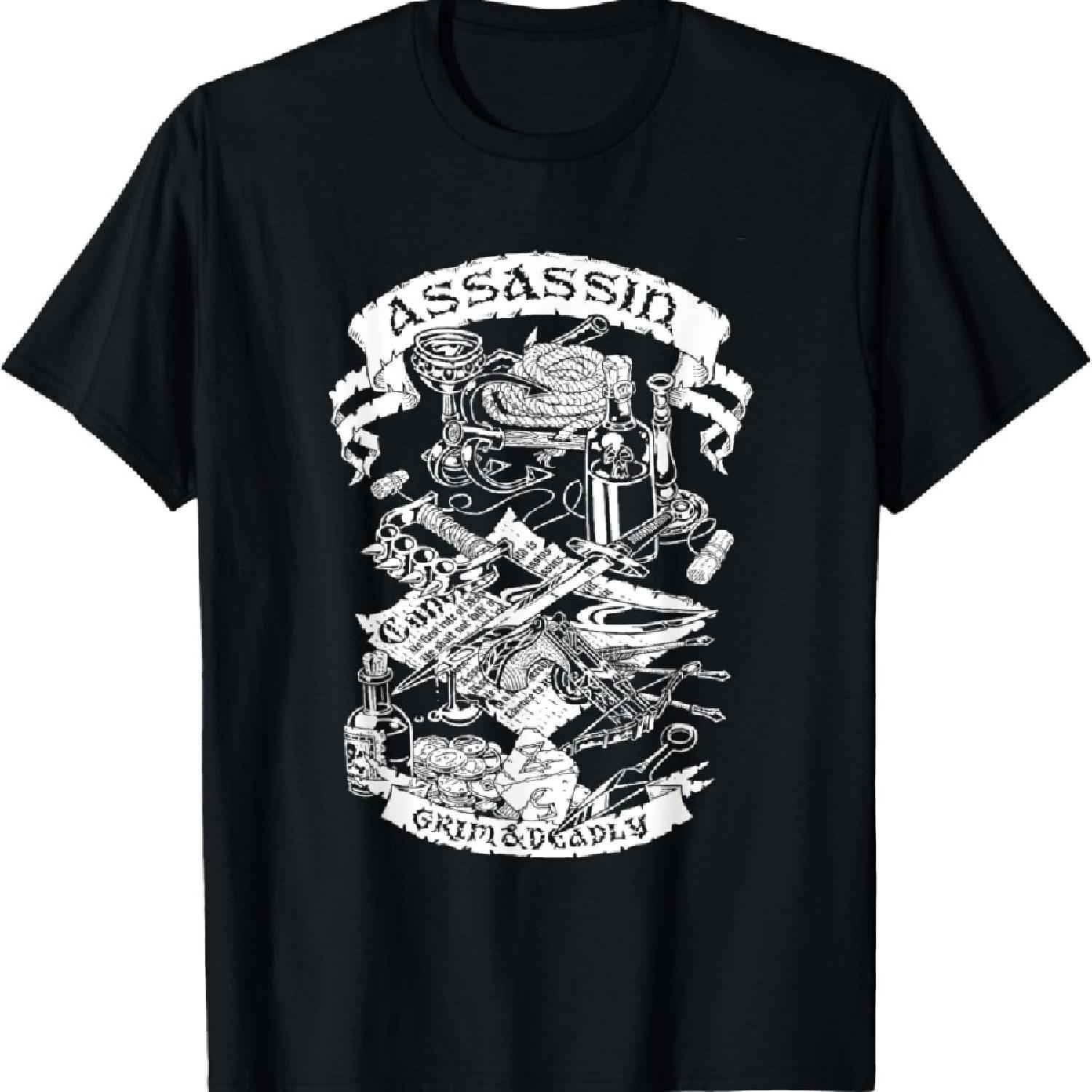 

Футболка Фэнтези РПГ - Футболка Ассасина XXXXXL чёрный