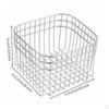 Wire Storage Basket RustResistant Stainless Steel Ventilated Container for Desktop, Washroom,