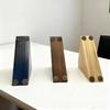 Elegante Portatovaglioli in Legno Fondo Antiscivolo Rastrelliera Verticale per Conservazione Carta Ristoranti