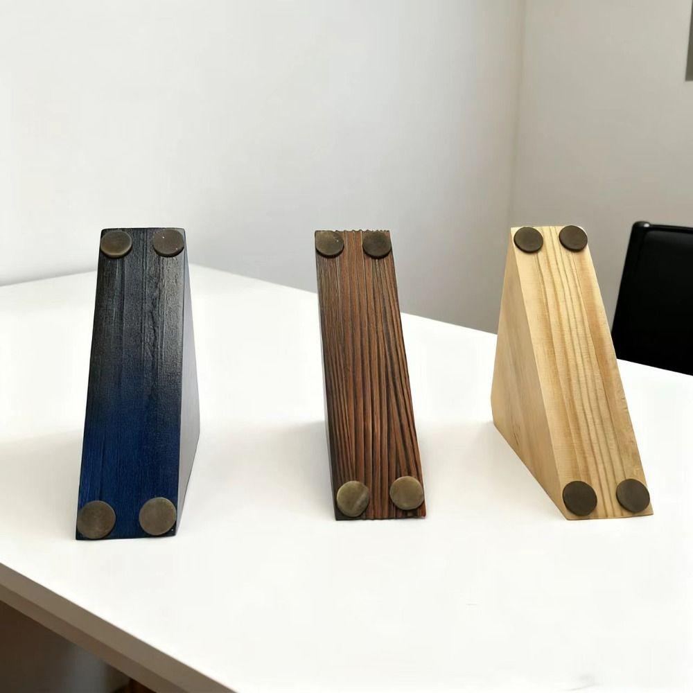 Elegante Portatovaglioli in Legno Fondo Antiscivolo Rastrelliera Verticale per Conservazione Carta Ristoranti