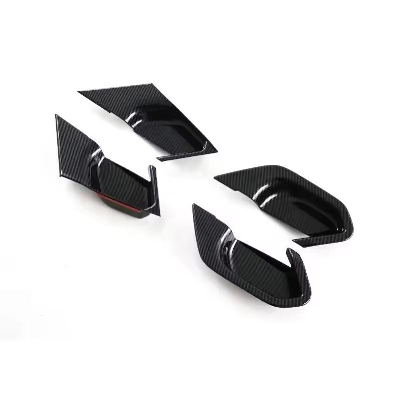 For BMW 5 Series G60 2025-2025 ABS Carbon Fiber material Inner Door Handle Bowl Cover Trim Decoration Car Interior Accessories