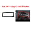 For JEEP Grand Cherokee 2005+ Compatible Single Din Car Dash Radio Panel Kit 1DIN Dash Fascia Frame