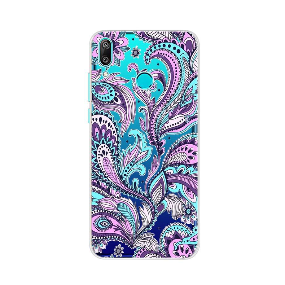 For Huawei Y7 2019 Case Silicone Cartoon TPU Cover Phone Case For Huawei Y7 2019 DUB-LX1 DUB LX1 LX2 LX3 Y 7 Prime Pro 2019 Case
