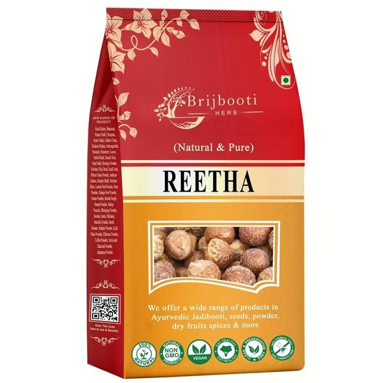 

BIRJU MAHAVIR Sabut Reetha - Soap Nuts, Natural, 900 gram (BMKB-208) 900GM