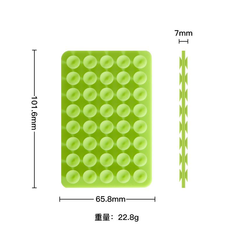 Double Sided Silicone Phone Suction Cup 40 Pieces Magnetic Phone Stand Strong Adhesive Phone Back Sticker Phone Accessories