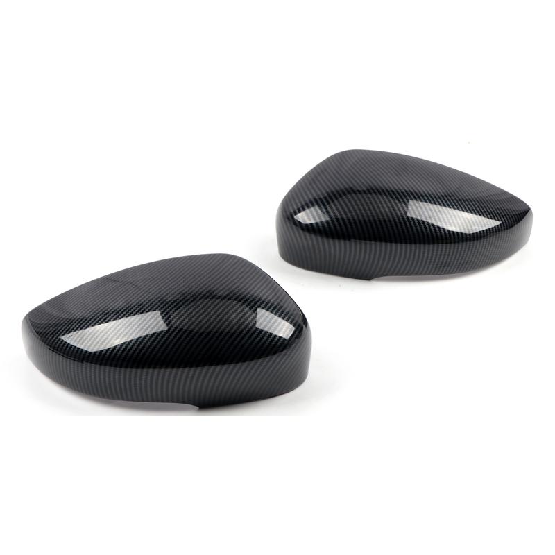 For Chrysler Pacifica 2017- Car Accessories ABS Plastic Carbon Rearview Side Door Mirror Cover Trim 2pcs