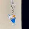 Keys Rings Ornament Juice Cup Pendant Fashion Keyring Accessories for Keychains