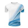 Summer 3D Digital Printed Men's Light Round Neck Pullover T-shirt Popular on The Streets Cities Shirt