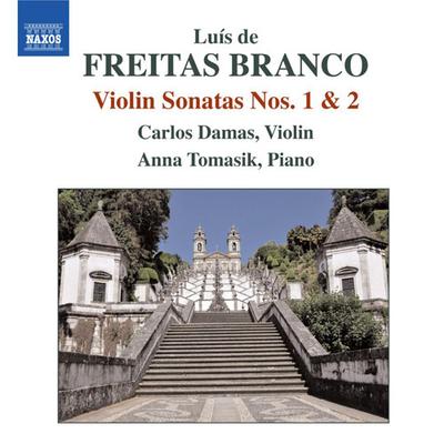 CD LUÍS DE FREITAS BRANCO, CARLOS DAMA - Violin Sonatas Nos. 1 & 2 8572334 Naxos 2011 Japan Classical Used